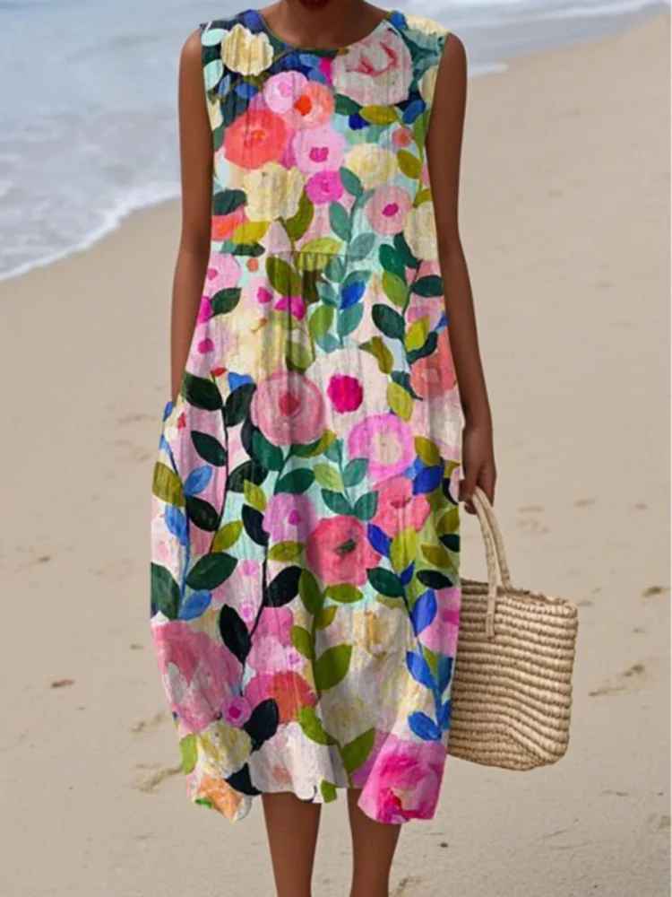 Vestido estampado brisa de verano