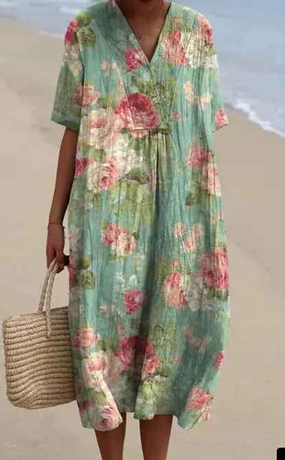 Vestido estampado brisa de verano