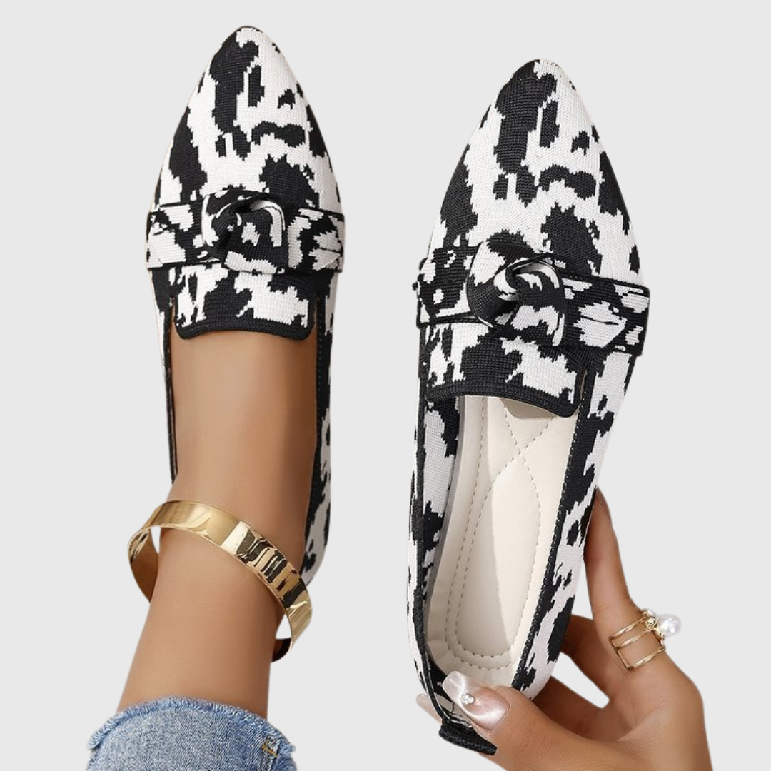 Mabel | Mocasines confort de estampado dálmata