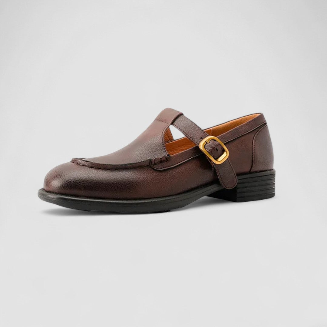 AVERY | Zapatos ortopédicos Mary Jane con punta cuadrada