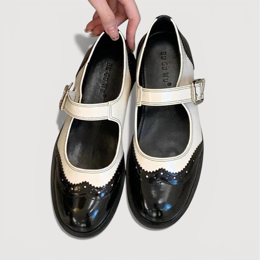 FLORENCE | Mocasines planos estilo Mary Jane