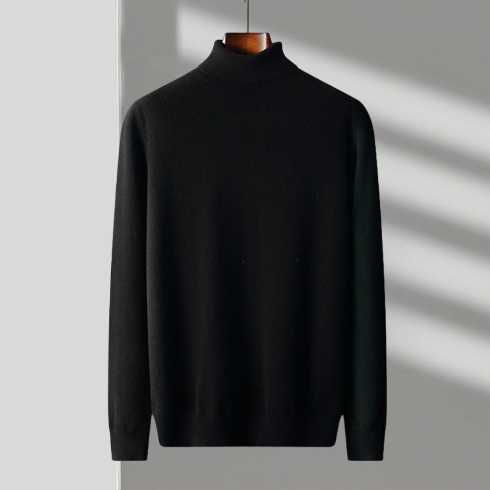 Cagliari| Jersey de cuello alto de lana merino