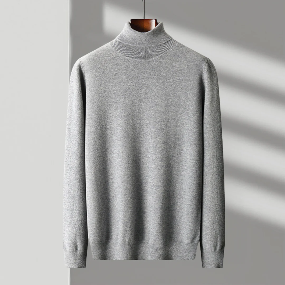 Cagliari| Jersey de cuello alto de lana merino