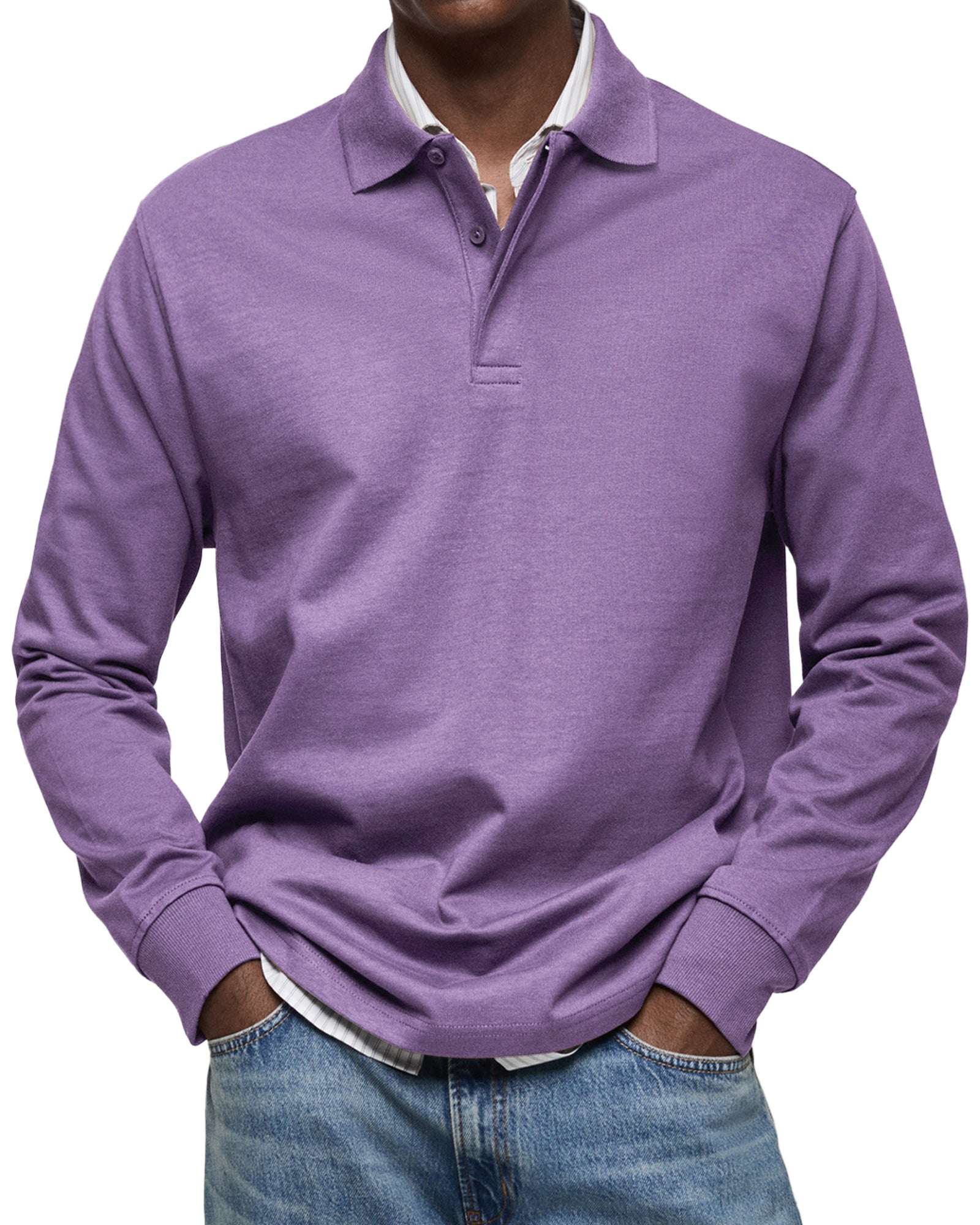 CARLO | Polo de manga larga lujoso