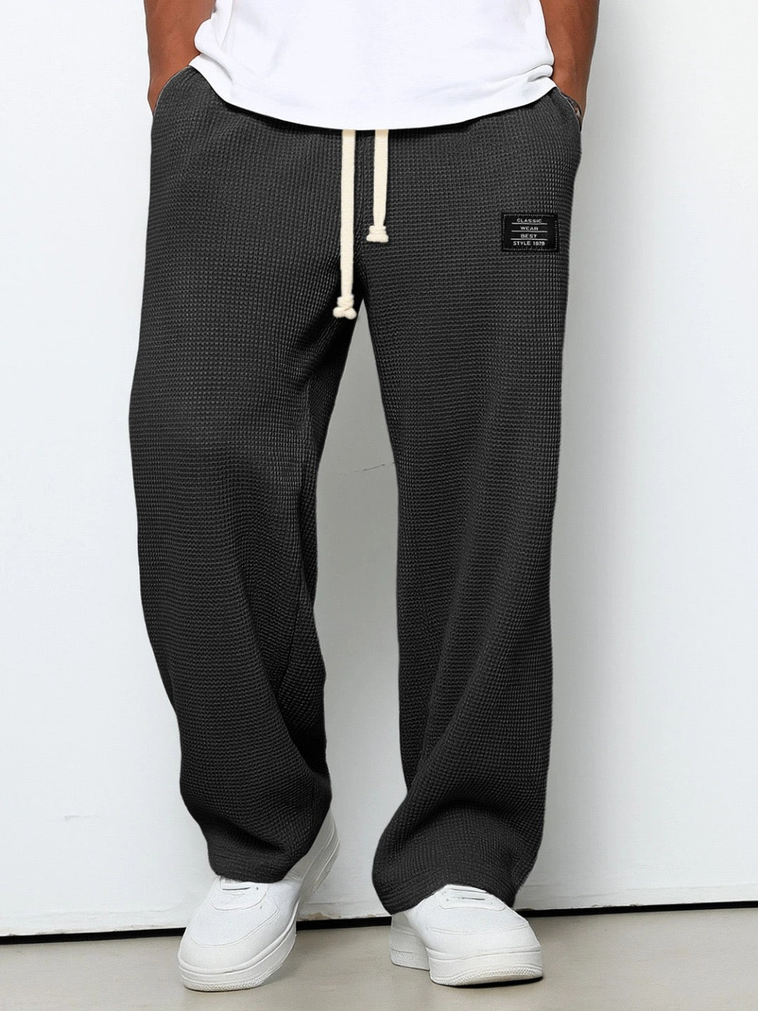 Lorenzo | Pantalones Anchos con Textura de Panal