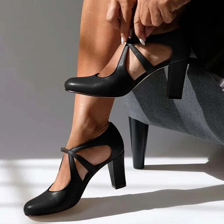 Camille™ | Elegantes Tacones de Cuero Cómodos