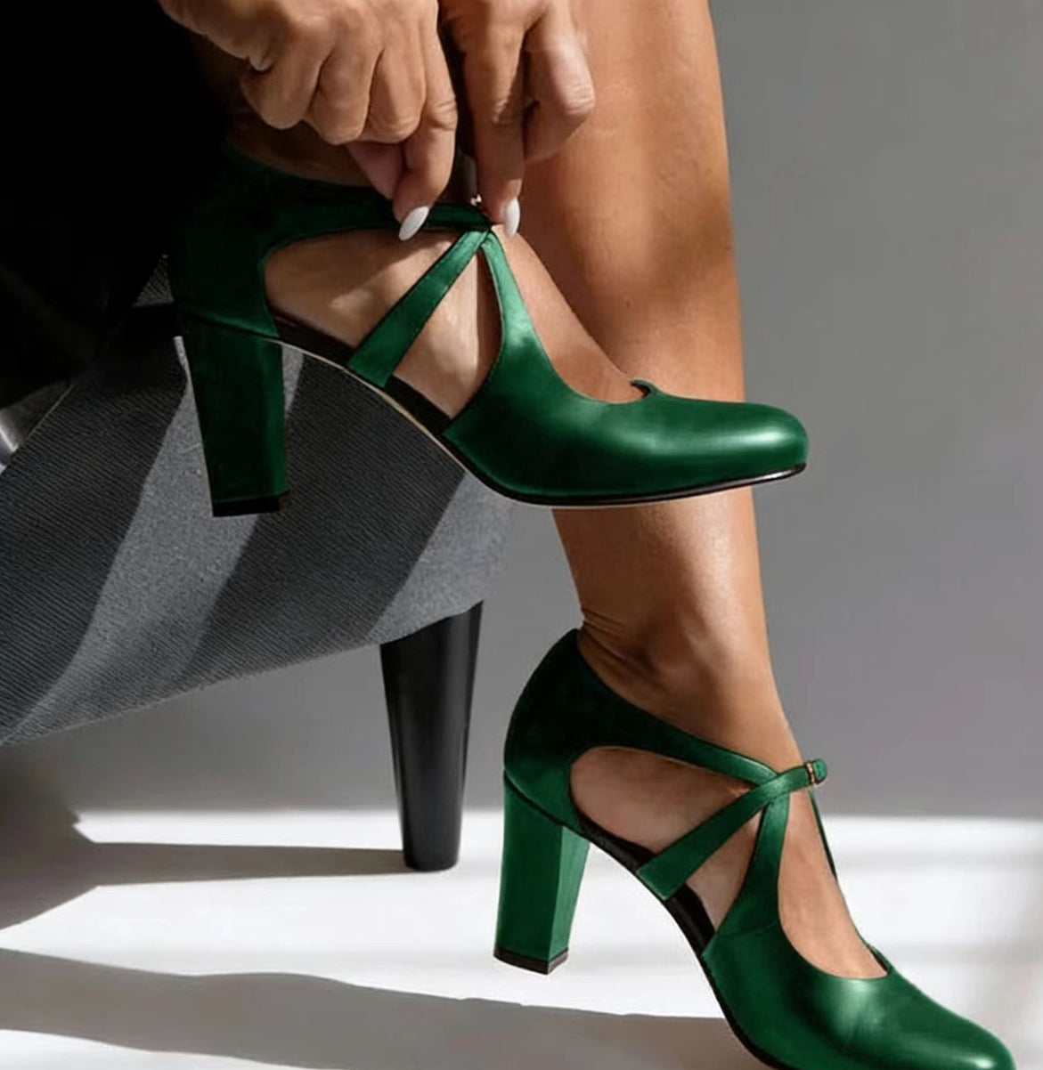 Camille™ | Elegantes Tacones de Cuero Cómodos