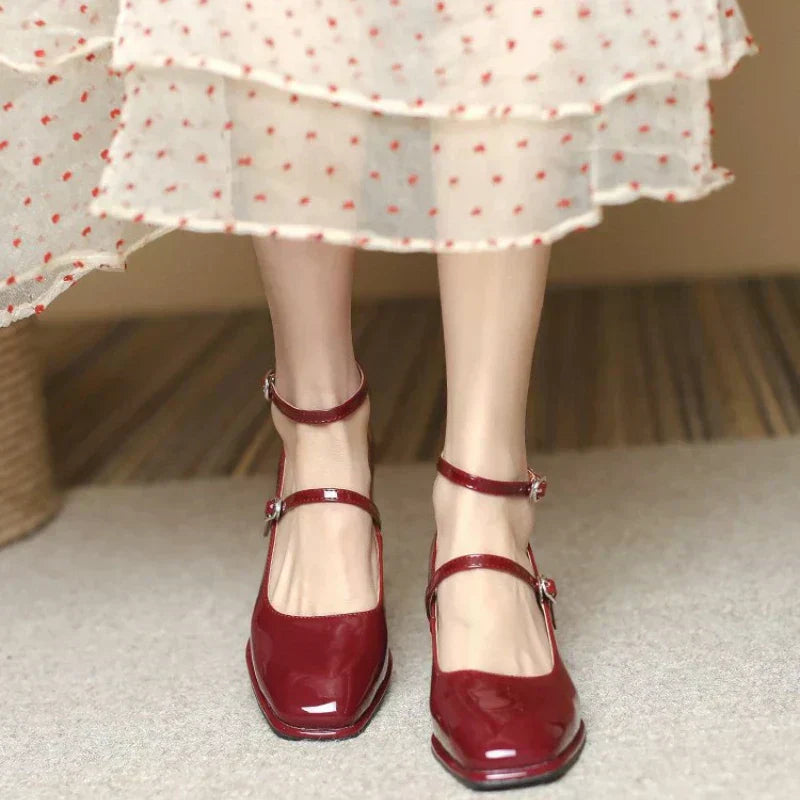 Eva | Zapatos de salón ortopédicos con correa alrededor del tobillo