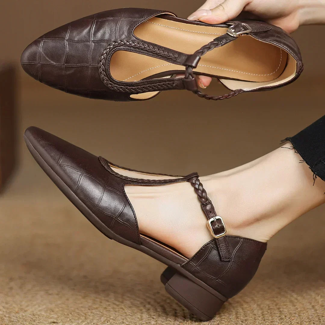 Clara | Zapatos Mary Jane ortopédicos de piel