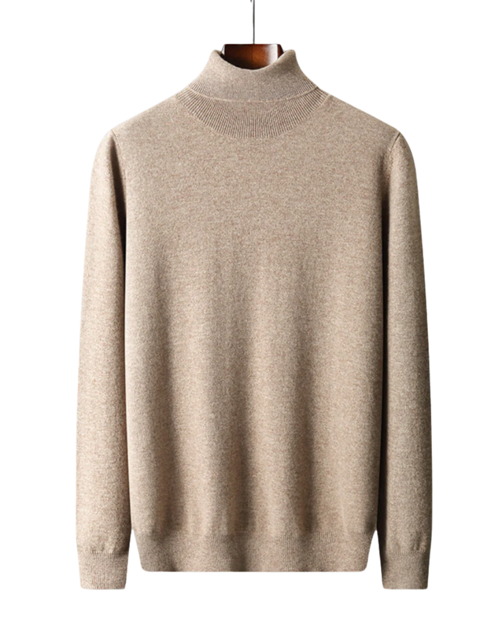 Cagliari| Jersey de cuello alto de lana merino