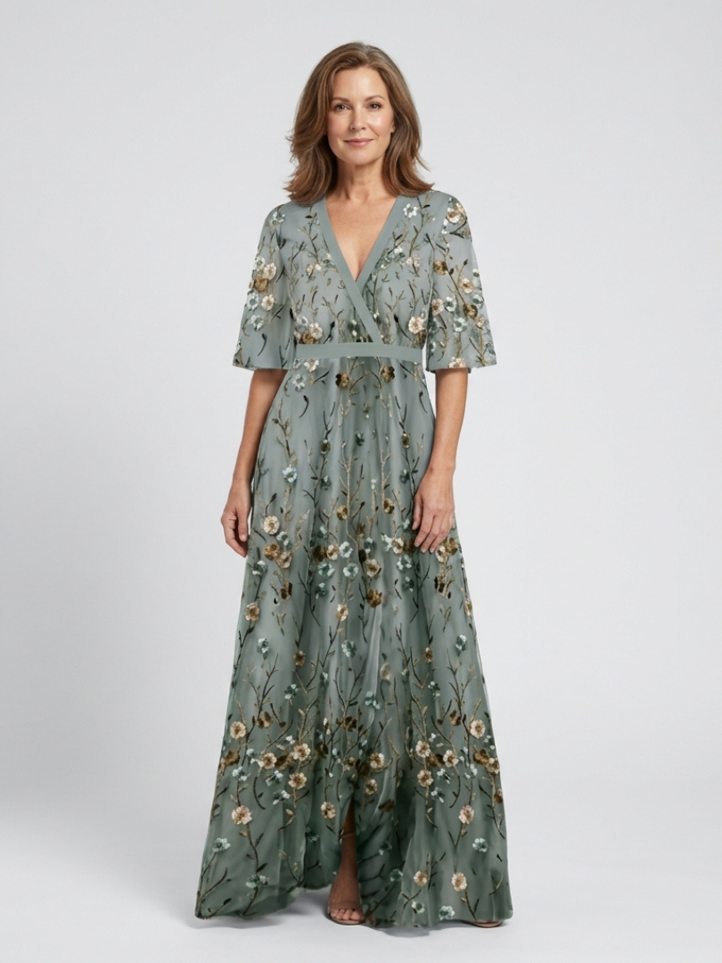 Clara | Vestido Maxi Floral Elegante