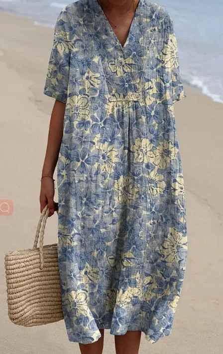 Vestido estampado brisa de verano