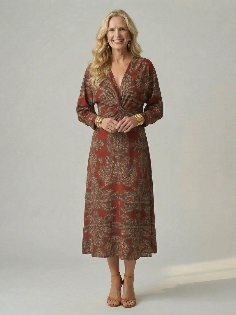 Alicia | Vestido midi cruzado
