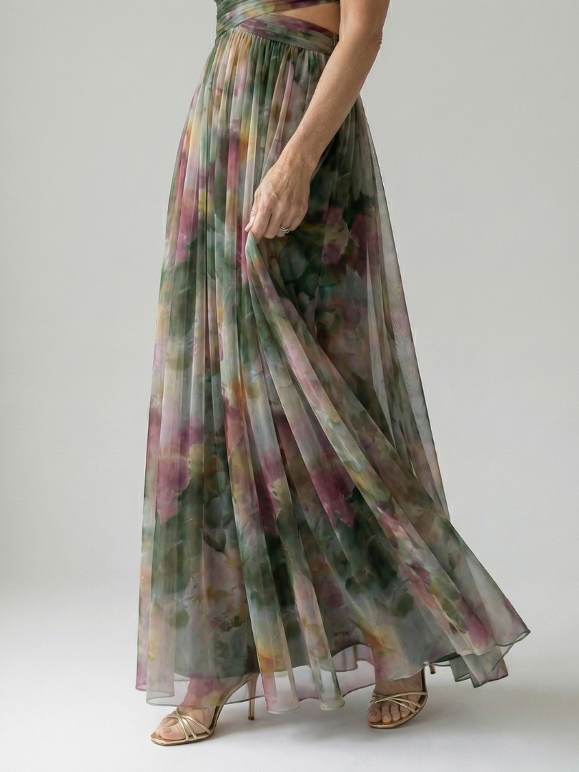 Irene | Vestido maxi cruzado