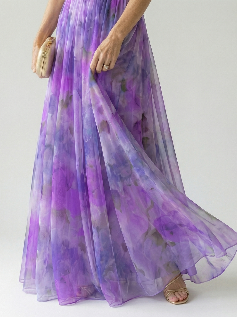 Irene | Vestido maxi cruzado