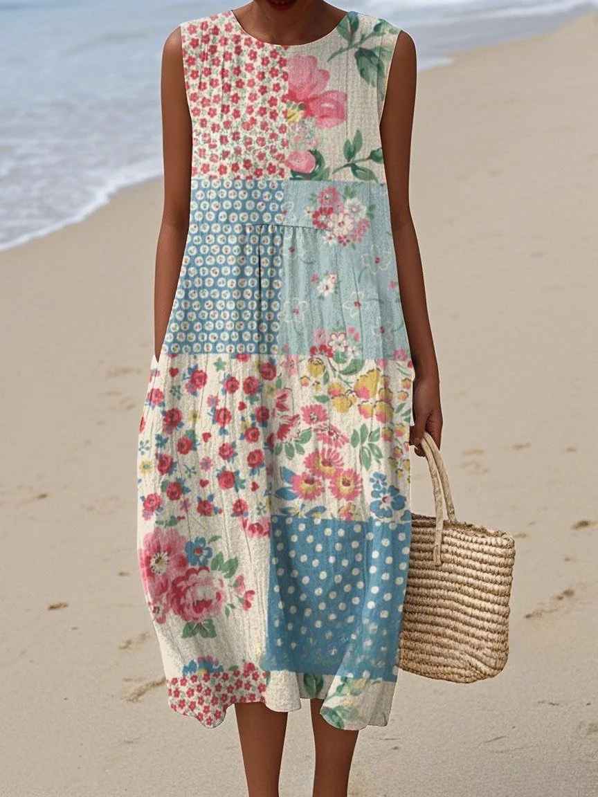 Vestido estampado brisa de verano