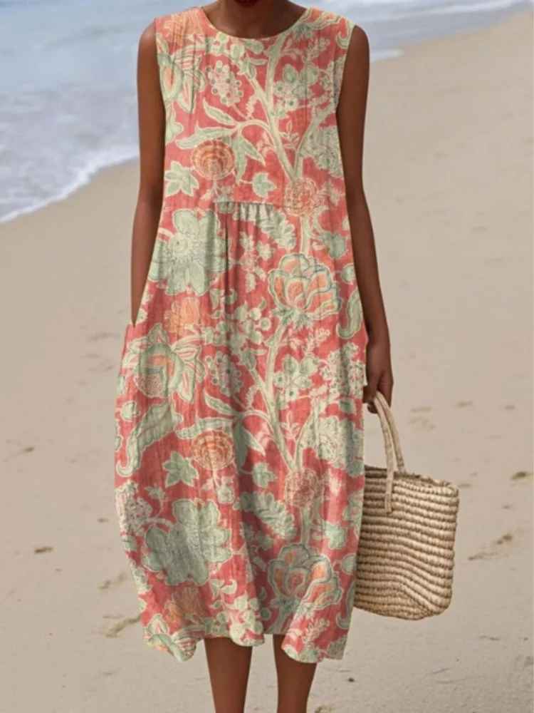 Vestido estampado brisa de verano