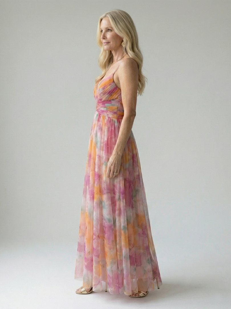 Irene | Vestido maxi cruzado