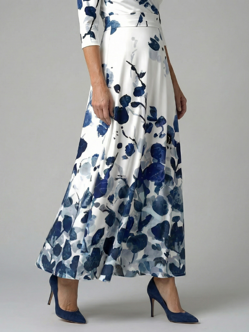 Juana | Vestido midi con escote cruzado