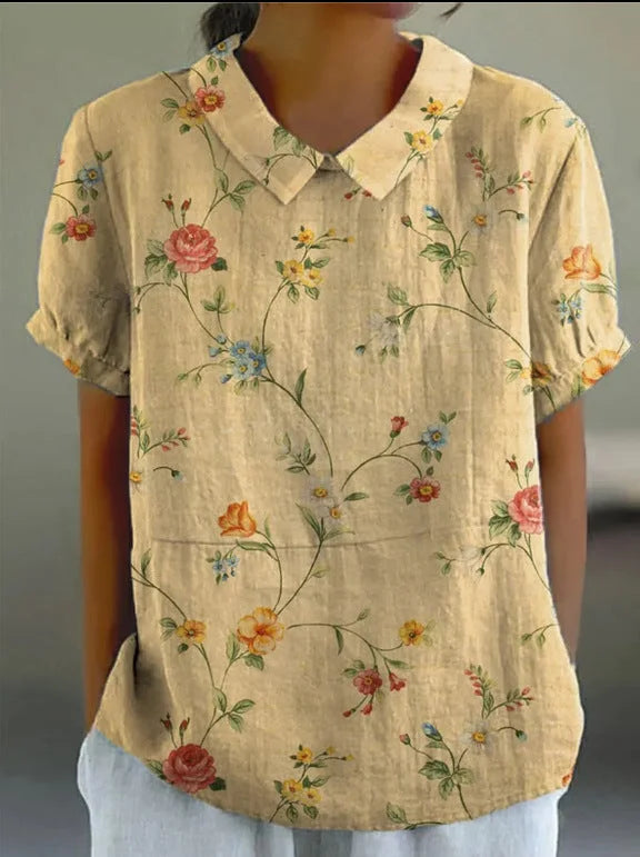 Isabella | Camisa floral retro