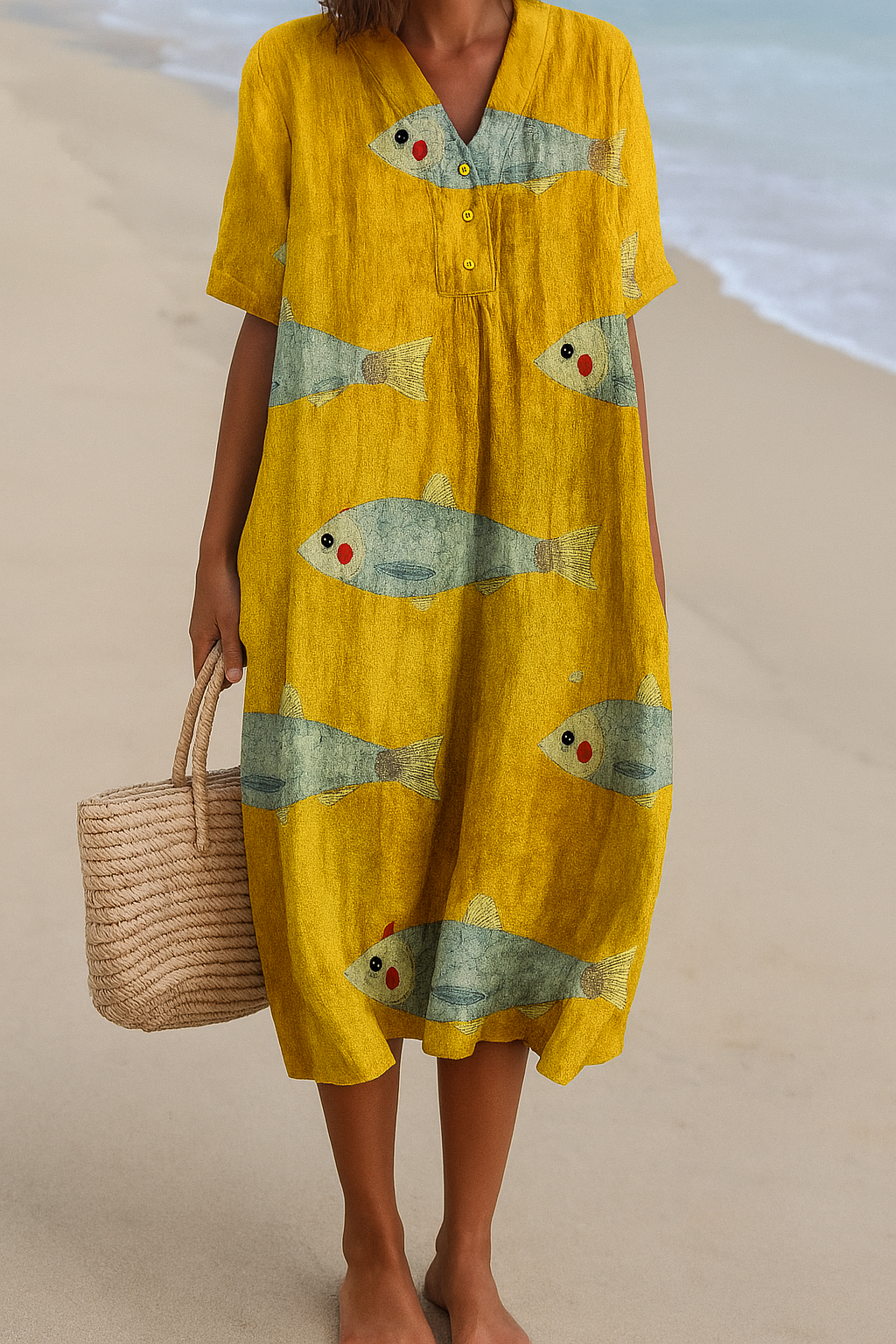 Vestido estampado brisa de verano