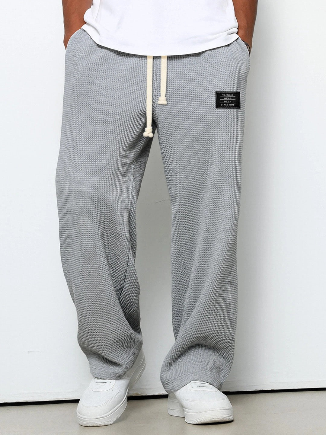 Lorenzo | Pantalones Anchos con Textura de Panal