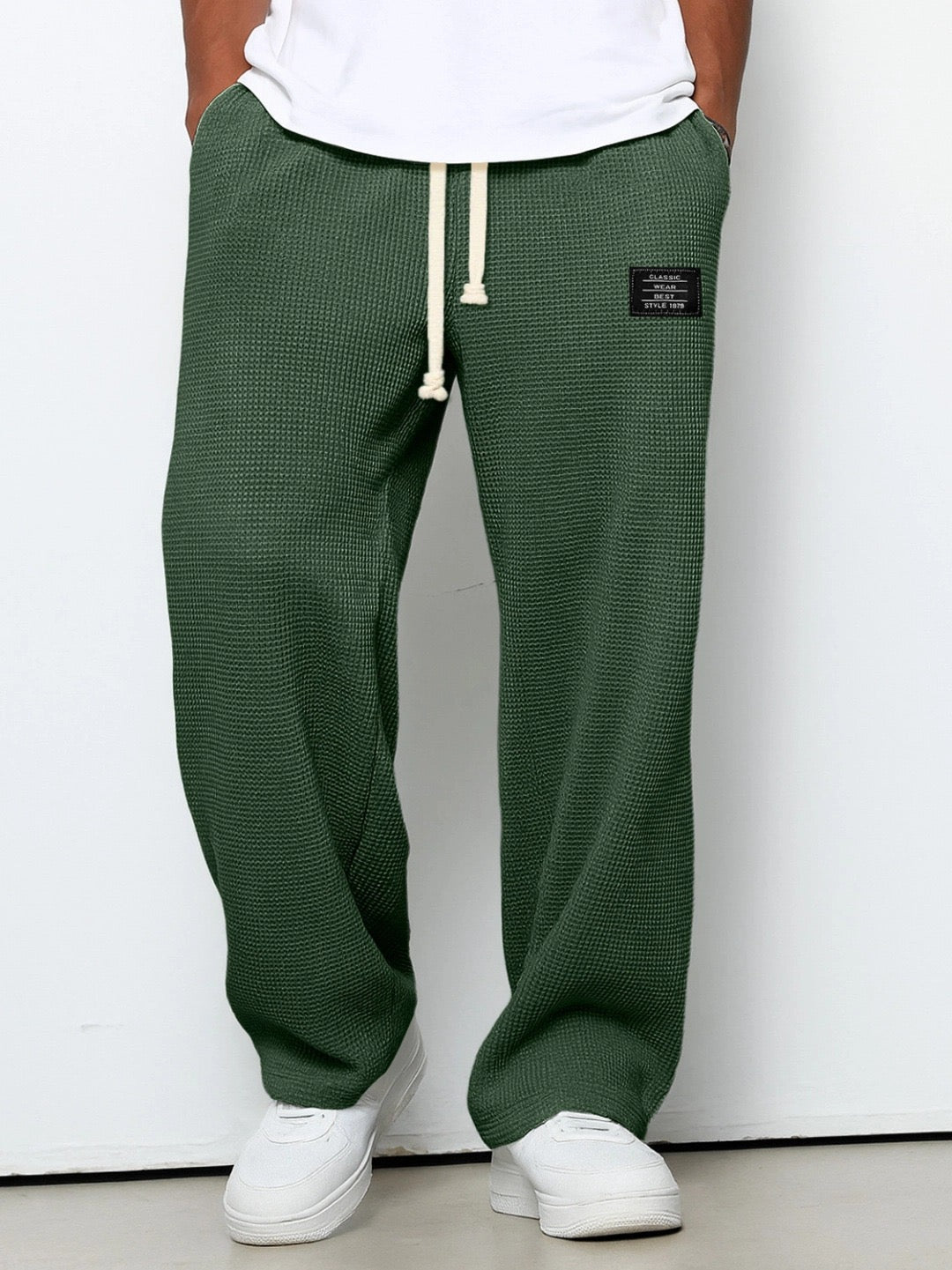 Lorenzo | Pantalones Anchos con Textura de Panal