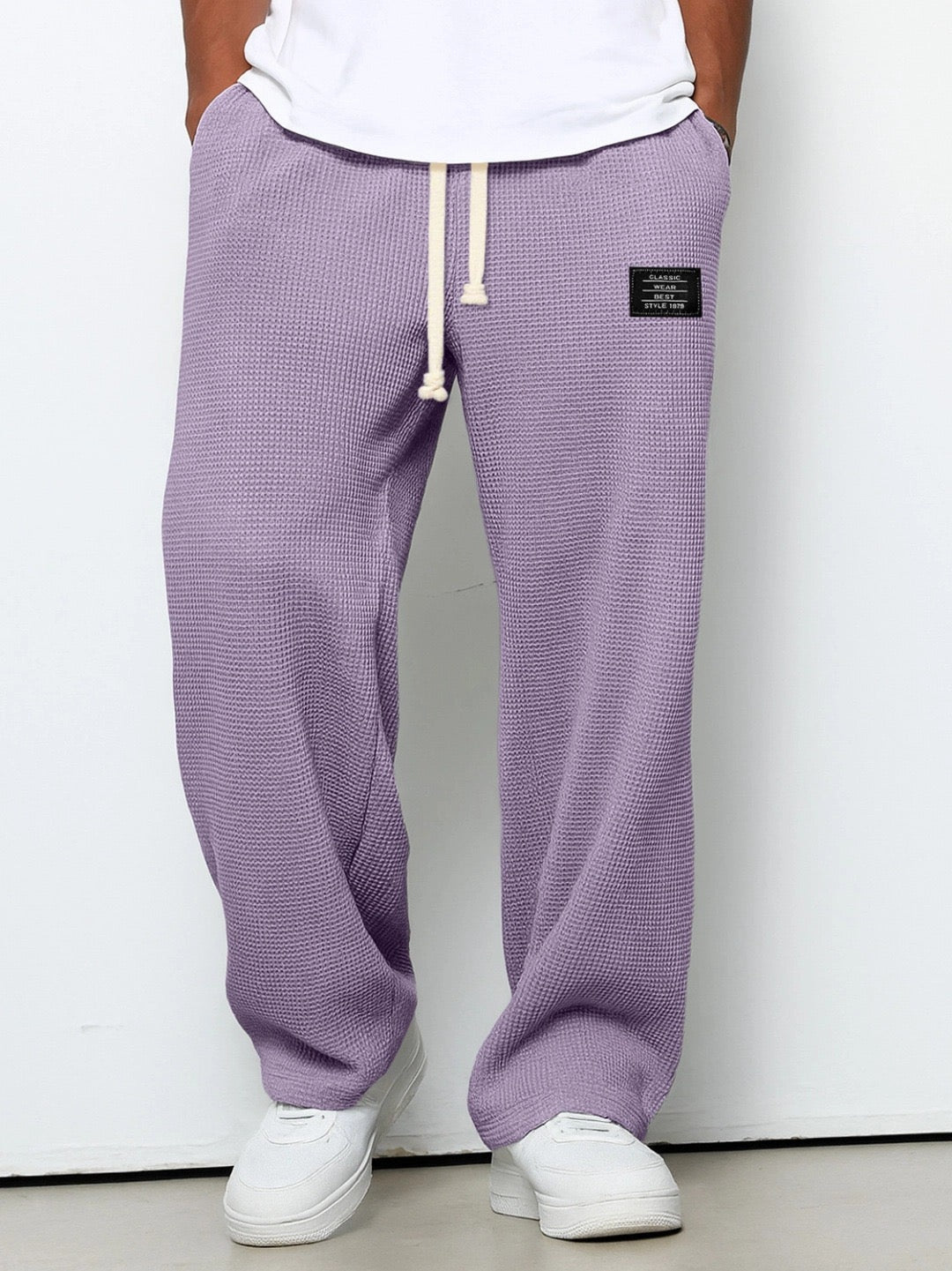 Lorenzo | Pantalones Anchos con Textura de Panal