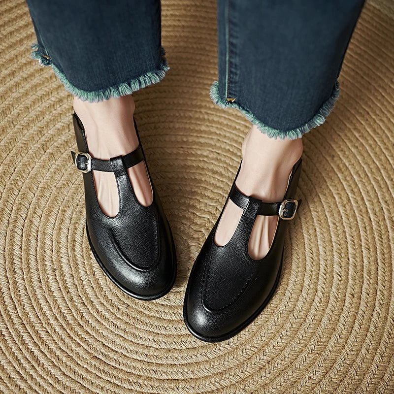Lena | Zapatos de salón ortopédicos de tacón bajo