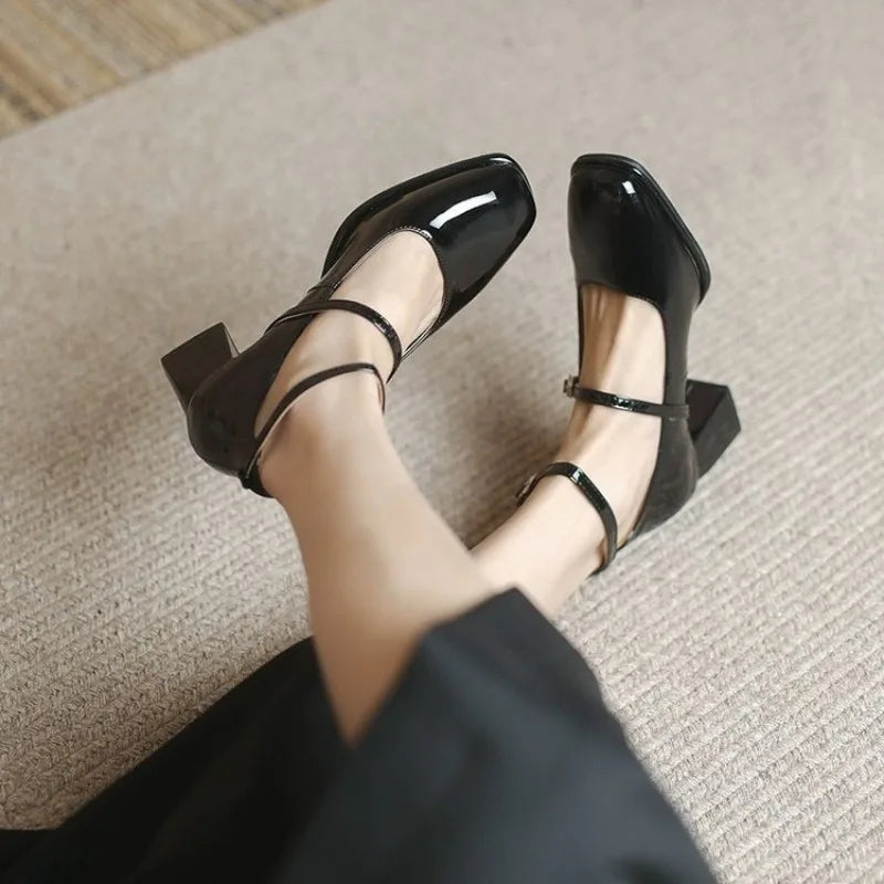 Eva | Zapatos de salón ortopédicos con correa alrededor del tobillo