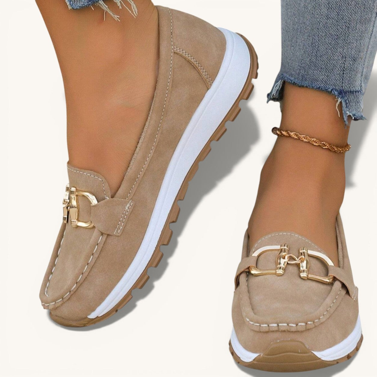 Ellie | Mocasines planos con hebilla