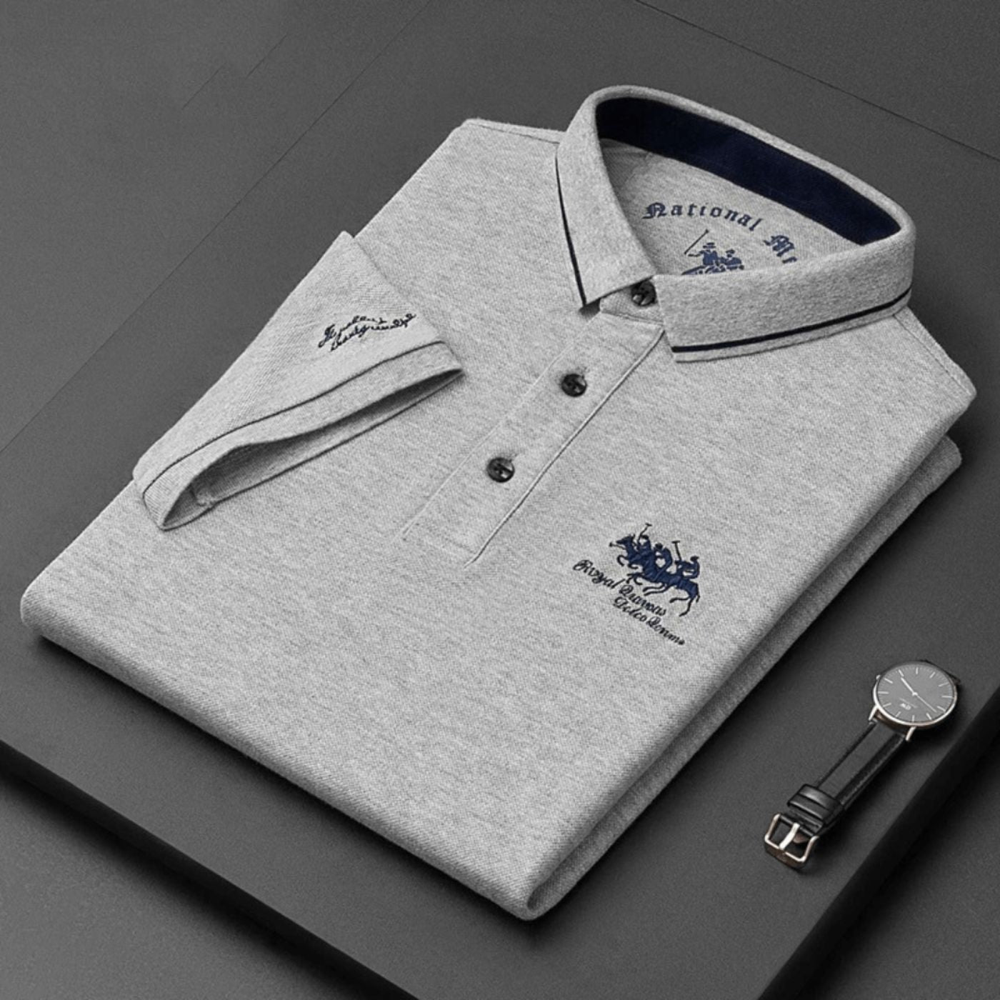 JOSEPH | Polo clásico de algodón con bordado exclusivo