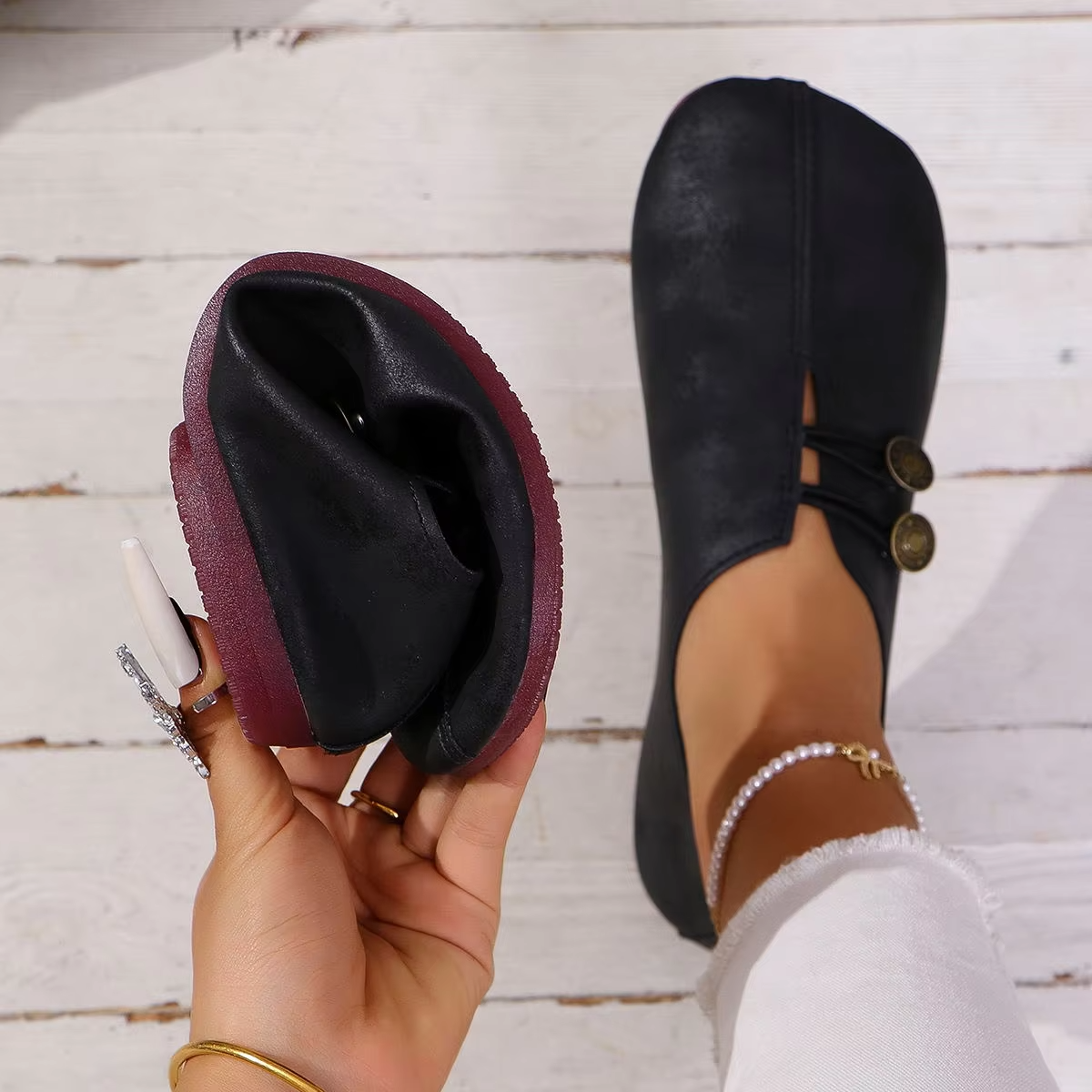 Scarlett | Mocasines cómodos antideslizantes