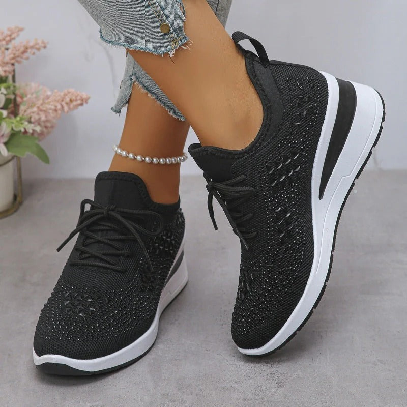 Zapatillas cómodas de malla transpirable