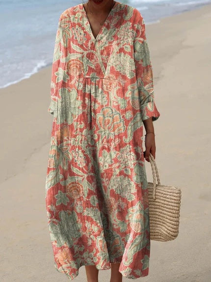 Vestido estampado brisa de verano